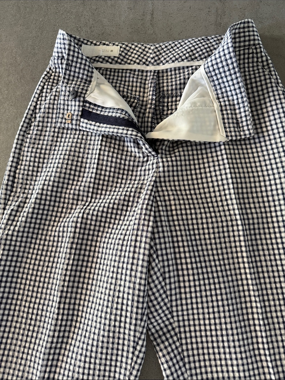 Zara Gingham Pants - Picture 8 of 13